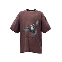 KAMIYA : "Messenger Pigeon” Distressed T-shirt