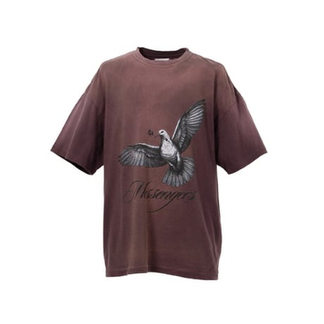 KAMIYA : "Messenger Pigeon” Distressed T-shirt