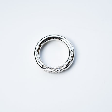 WAKAN SILVER SMITH :  R-084 Braided silver ring