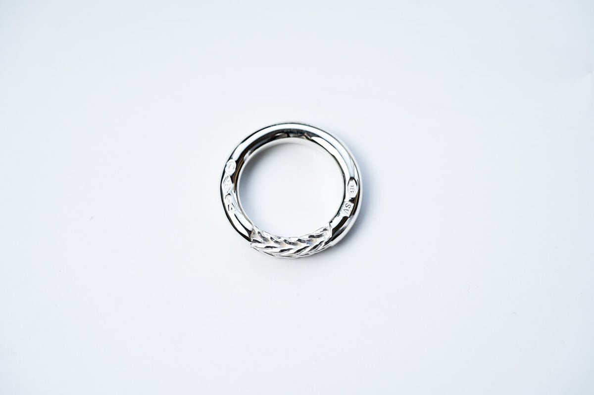 WAKAN SILVER SMITH : R-084 Braided silver ring WAKAN SILVER SMITH : R-084 Braided silver ring