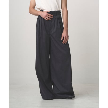 JUHA : EXTREME WIDE PINSTRIPE PANTS