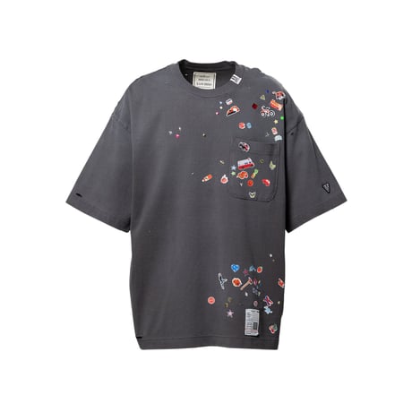 Maison MIHARA YASUHIRO : Kids Sticker Printed T-shirt