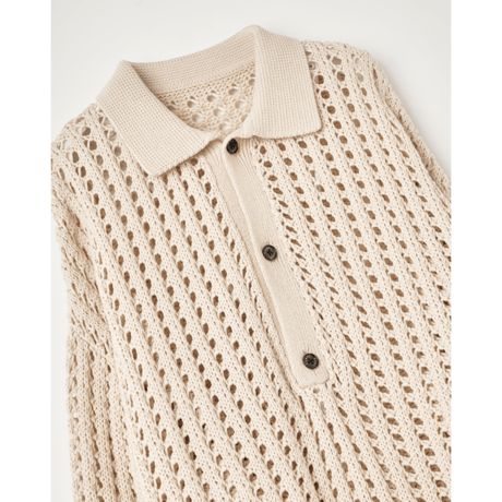 NAME. : MESH KNIT POLO