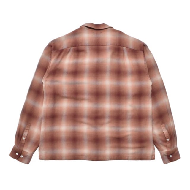 MINEDENIM : R.Flannel Ombre Open Collar SH | BI