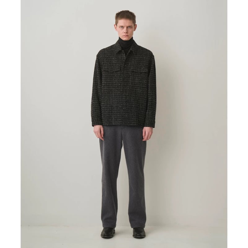 ジャケット・アウター JUHA FANCY TWEED NO-COLLAR JACKET 25AW 4 セール】FANCY TWEED NO-COLLAR JACKET（テーラードジャケット）｜Juha