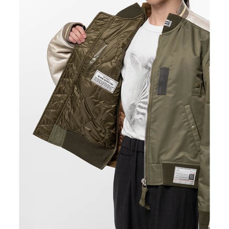 Maison MIHARA YASUHIRO : Front Back Combined Flight Jacket