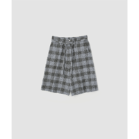 JANE SMITH : COTTON FLANNEL NEEDLE PUNCH 13 INCH SHORTS