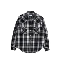 The Letters : WESTERN SHIRT -OMBRE CHECK RAYON-