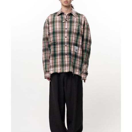 Maison MIHARA YASUHIRO : VINTAGE LIKE CHECK L/S SHIRTS