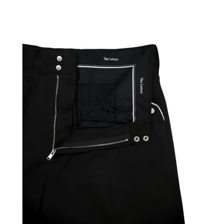 The Letters : WESTERN PIPING TROUSERS -RAYON GABARDINE-