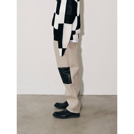 JOHN MASON SMITH : BAGGY TAPERD 5 POCKET PANTS