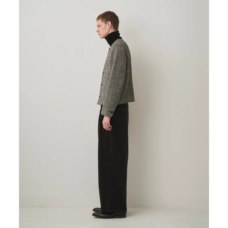 JUHA : FANCY TWEED NO-COLLAR JACKET | BIRTH DAY