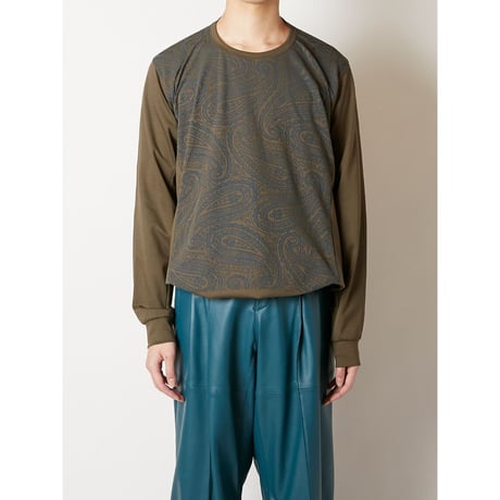 TAAKK : PAISLEY LONG T-SHIRT