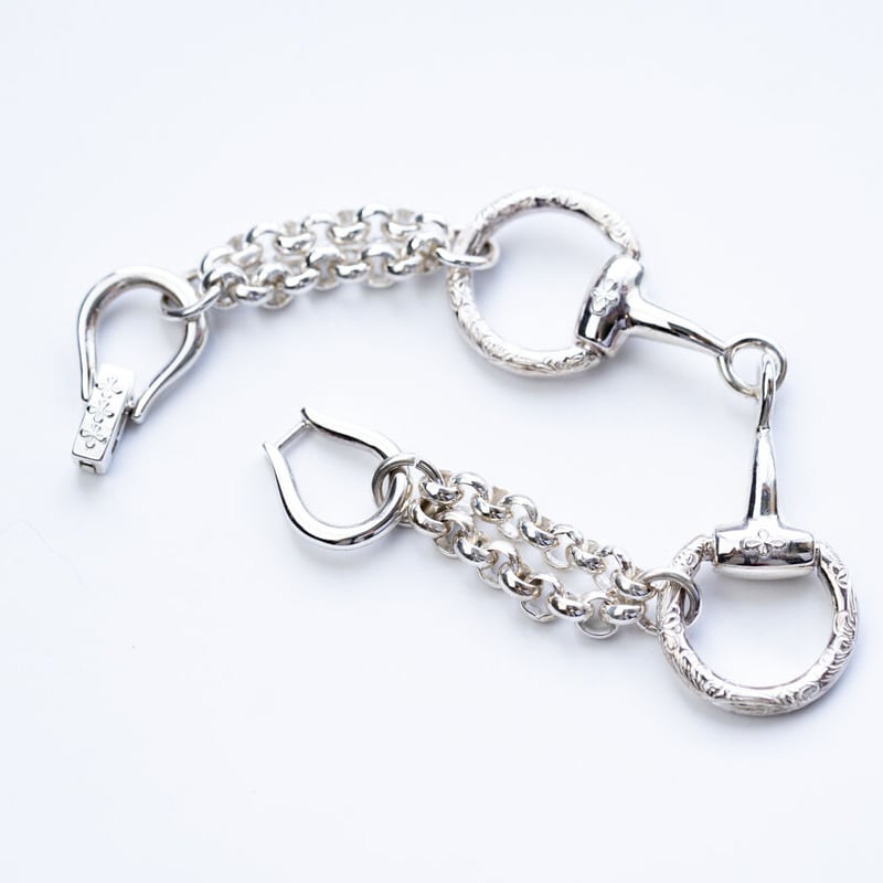 WAKAN SILVER SMITH : BN-082 Horse bit bracelet WAKAN SILVER SMITH : BN-082 Horse bit bracelet