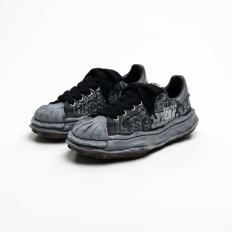 Maison MIHARA YASUHIRO :- BLAKEY - original sole graffiti printed Low-Top sneakers