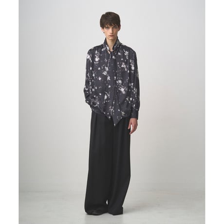 JUHA : FLORAL BOWTIE SHIRT