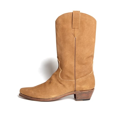 The Letters : WESTERN  BOOTS -COWHIDE SUEDE-