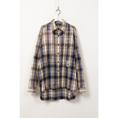 Maison MIHARA YASUHIRO : VINTAGE LIKE CHECK L/S SHIRTS