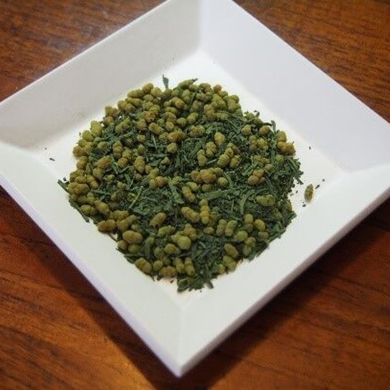 抹茶入り玄米茶(特)」100g入り | 茶匠 おくむら園