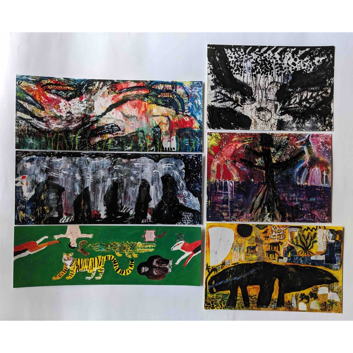 ミロコマチコ：ポストカードセットE（大判） | nowaki