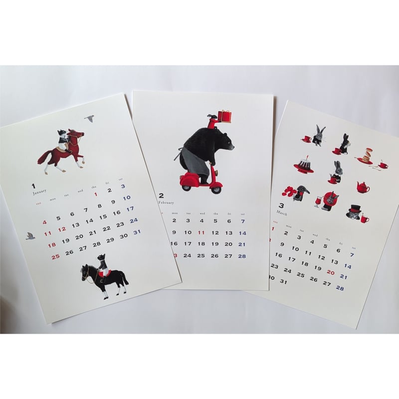 牧野千穂：カレンダー2026「 Love and All That 」 | nowaki