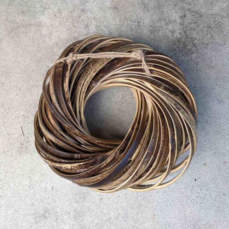 二名良日　黒竹　リース 二名良日：黒竹のリース | nowaki