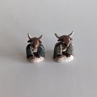 山極千真沙：落語家（干支縁起物「牛」）