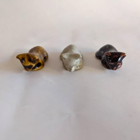 鈴木稔：箸置干支「猫」