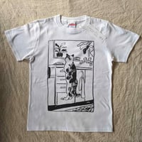 よじのぼりキャット  Tシャツ（スケラッコ）