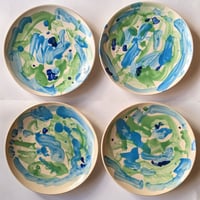 牧野伊三夫絵付皿：笠間焼（8寸）