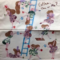 水沢そらハンカチ「Coffee, Tea or Me」