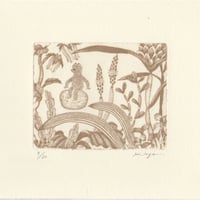 さかたきよこ版画作品「Little Summer」（シート）