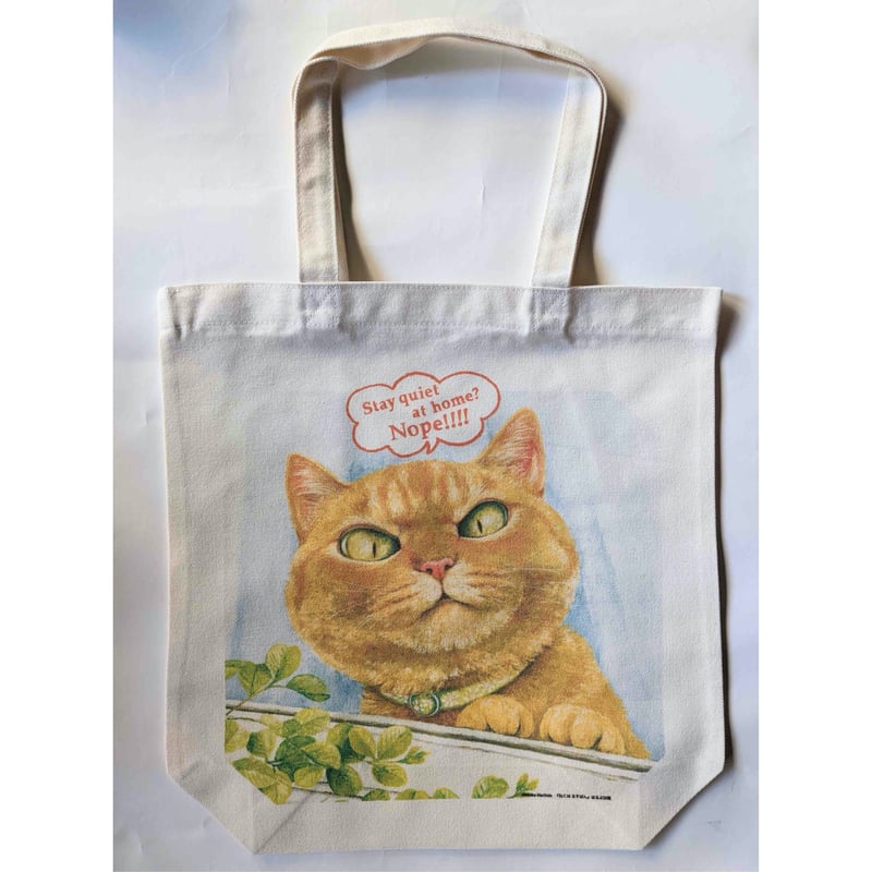 町田尚子：ねこはるすばんトートバッグ | nowaki