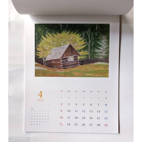 はせがわはっち：山山カレンダー 2023