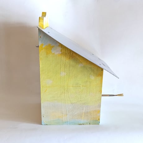 nakaban：立体「canary」（鳥の巣箱/黄）