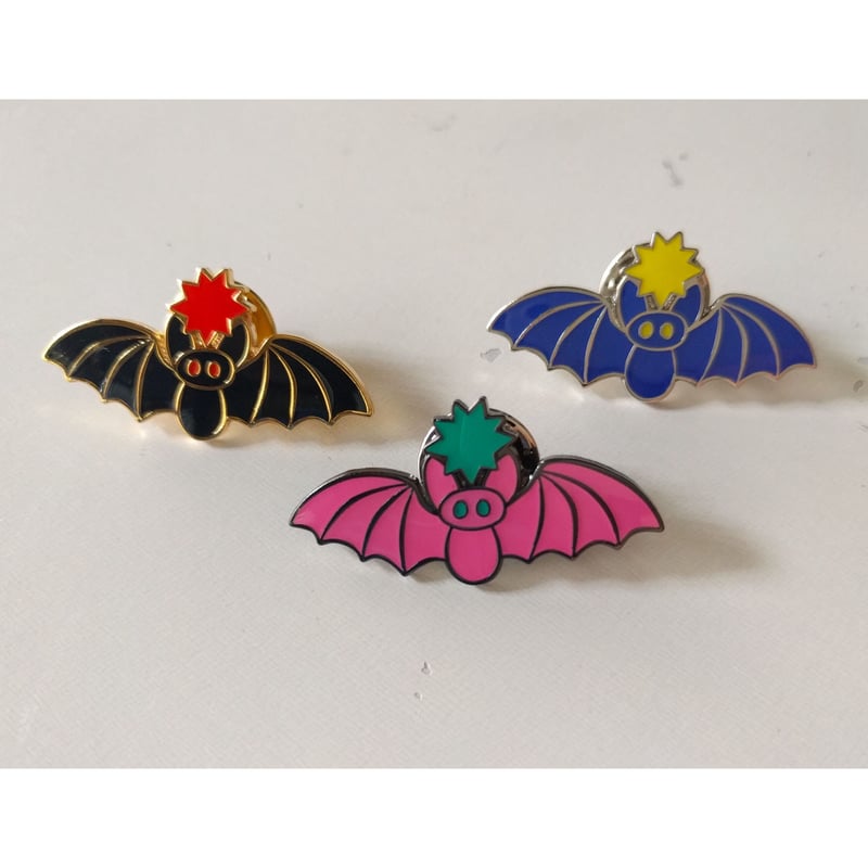 石黒亜矢子：大蝙蝠ピンバッジ（『九つの星』より） | nowaki