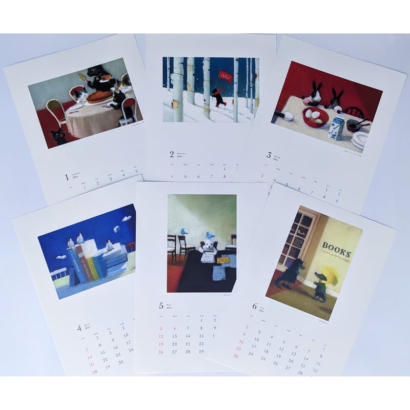 牧野千穂：カレンダー2024「small voice」 | nowaki