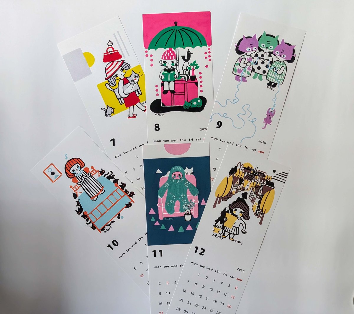 たんじあきこ：カレンダー2026 | nowaki
