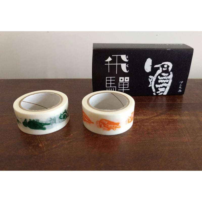 牧野伊三夫：マスキングテープ（鳥柄/飛騨産業） | nowaki