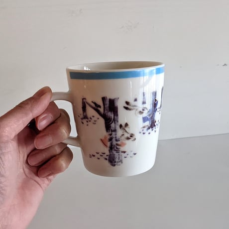 出久根育：こうさぎマグカップ（ミニ）