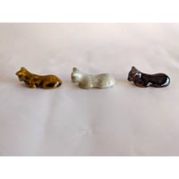 鈴木稔：箸置干支「猫」