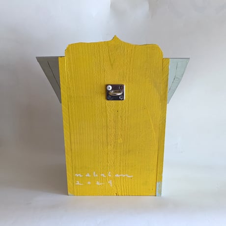 nakaban：立体「canary」（鳥の巣箱/黄）