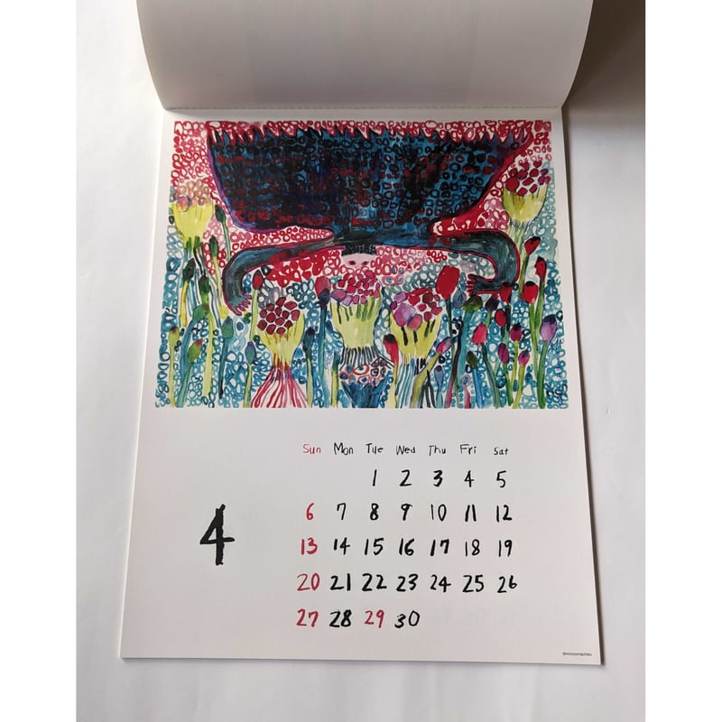 ミロコマチコ：壁掛けカレンダー2025（他のカレンダーも含め合計2部