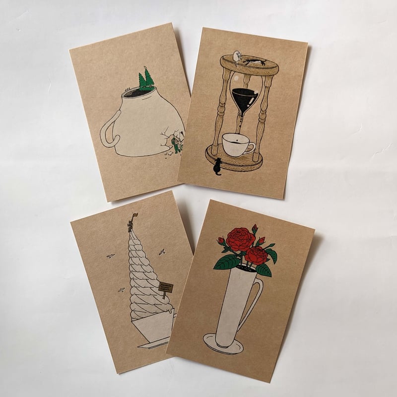 嶽まいこポストカードセット「Strange coffee」 | nowaki 嶽まいこポストカードセット「Strange coffee」 | nowaki