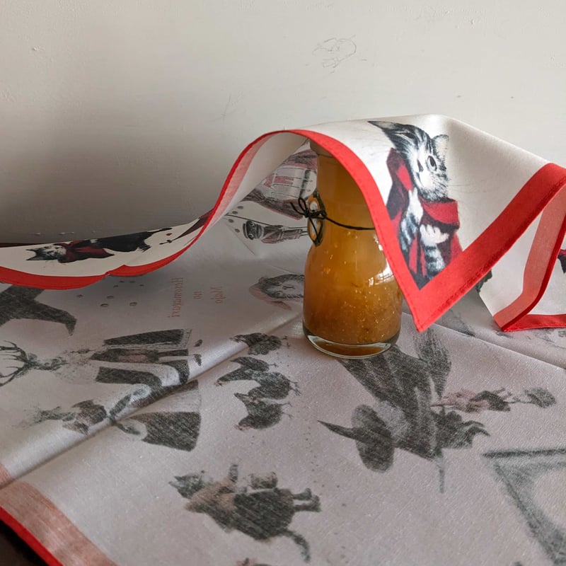 牧野千穂：ハンカチ「へそまがりの魔女」 | nowaki