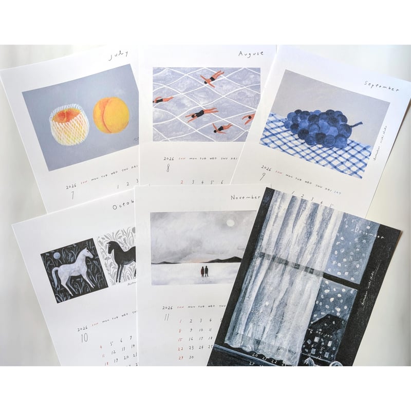 西淑：カレンダー2026 | nowaki