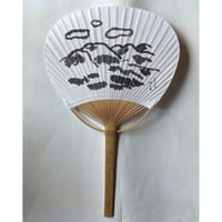 牧野伊三夫：河東碧梧桐団扇