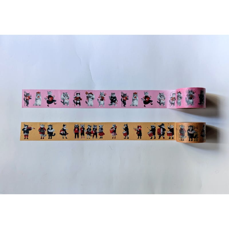 牧野千穂マスキングテープ： 「七福猫2025」「音楽猫」 | nowaki