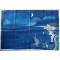 nakabanハンカチ「青に浮かぶ」