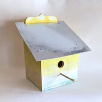 nakaban：立体「canary」（鳥の巣箱/黄）